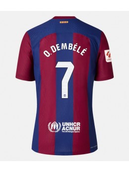 Barcelona Ousmane Dembele #7 Heimtrikot für Frauen 2023-24 Kurzarm